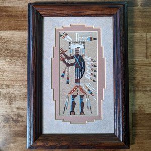 Native American Navajo Healing Sand Art